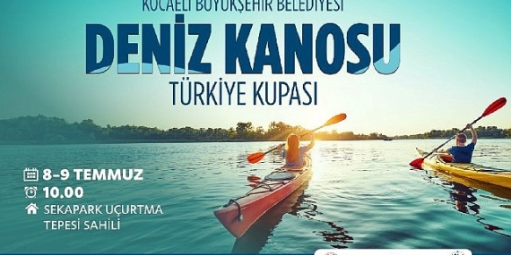 Kocaeli Büyükşehir'den Deniz Kanosu Türkiye Kupası