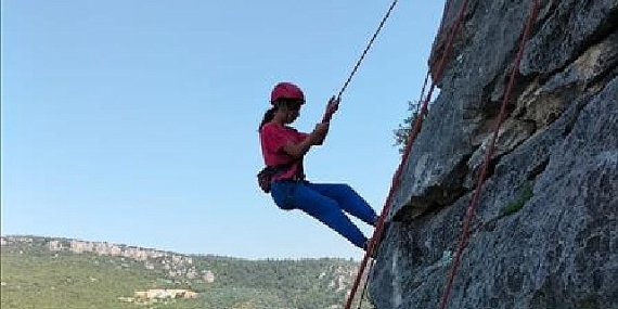 Küçük Dağcılar Uygulamalı Eğitimde Performanslarını Sergiledi