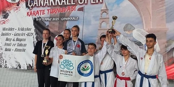Nilüferli sporcular Karate Turnuvası'ndan ödülle döndü