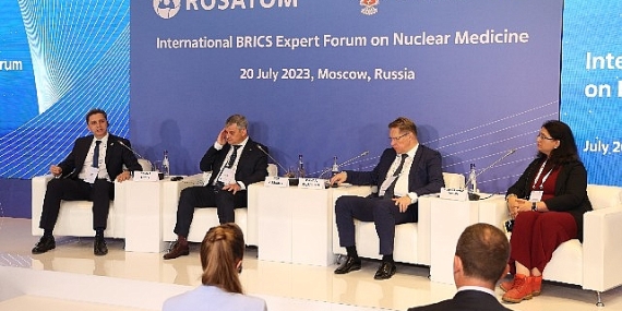 Rusya Sağlık Bakanlığı ve Rosatom'un düzenlediği BRICS Uluslararası Nükleer Tıp Uzman Forumu Moskova'da başladı