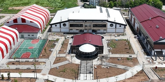 Şeyh Şamil Spor kompleksi açılış için gün sayıyor 