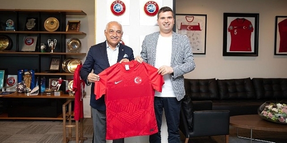 Tayfun Canlı'dan TFF Başkanı Büyükekşi'ye ziyaret