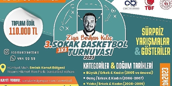 Ziya Berhan Kılıç Sokak Basketbol Turnuvası Kayıtları Başladı