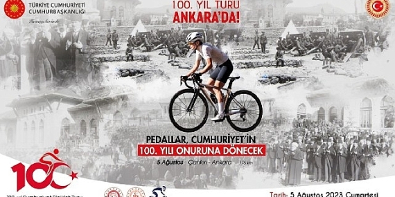 Cumhuriyet Yolunda, Tarihin İzinde Geçen 100. Yıl Cumhuriyet Bisiklet Turu, 5 Ağustos Cumartesi günü Bağımsızlığımızın Simgesi Başkent Ankara'da son buluyor