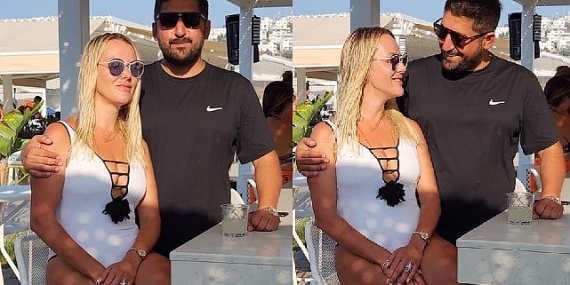 Donat çiftinin Bodrum keyfi