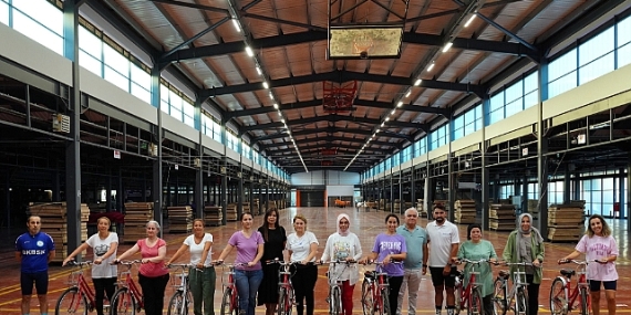 Kadınlara özel bisiklet eğitimi 