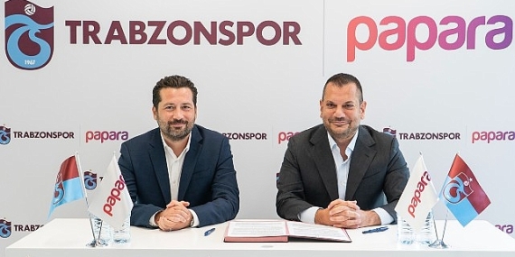 Papara ve Trabzonspor stadyum isim hakkını da içeren sponsorluk anlaşmasını imzaladı