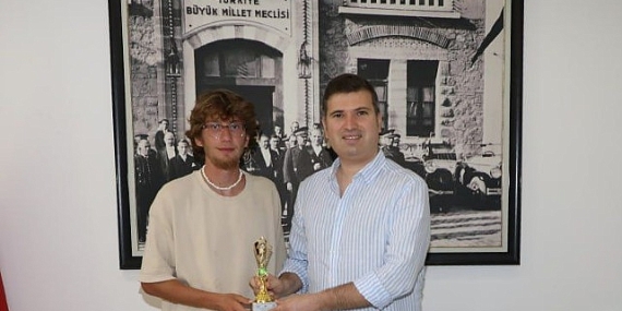 Tayfun Canlı, şampiyon ile buluştu!