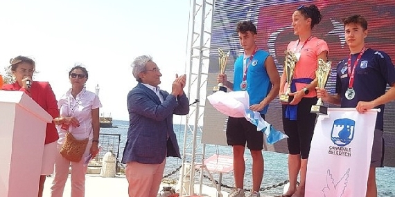 36. Çanakkale Boğazı Wilusa Rotary yüzme yarışları gerçekleşti