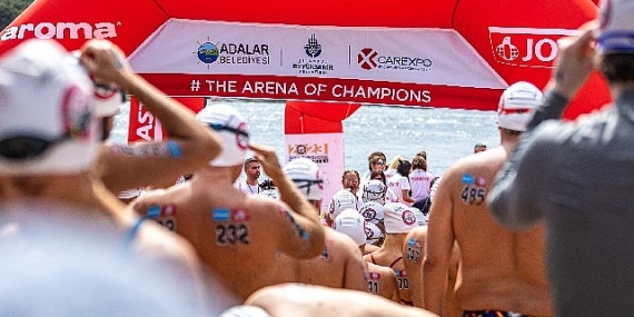 Aroma'nın resmi su sponsoru olduğu Aquamasters'ta 2500 yüzücü Heybeliada'da kulaç attı