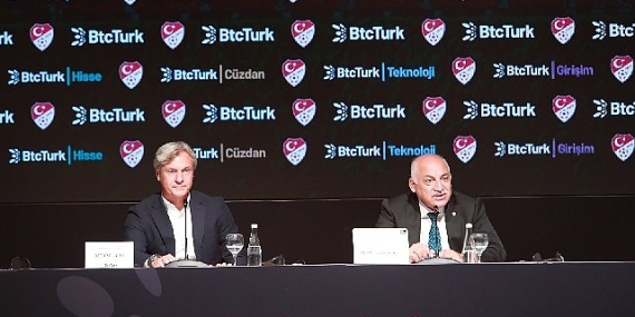 BtcTurk yeniden Türkiye Milli Futbol Takımları Ana Sponsoru oldu