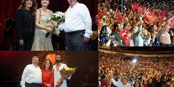 Çeşme ve Alaçatı'da Kurtuluş Coşkusu Candan Erçetin ve Tan Taşçı ile zirveye çıktı