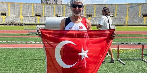 Egeli akademisyen Prof. Dr. Levent Ballice “32. Balkan Masterler Atletizm Şampiyonası"nda ikinci oldu