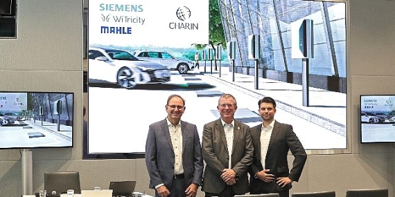 Siemens, Kablosuz Elektrikli Araç Şarj Alanında Bir Adım Daha Atıyor