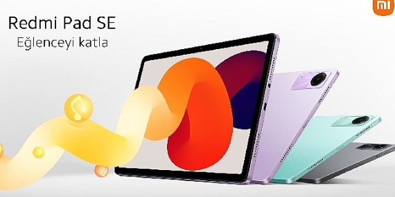 Xiaomi'nin Yeni Tableti Redmi Pad SE Türkiye'de Satışta