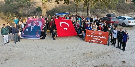 Aydınlılar Cumhuriyet'in 100. Yılını 'Trekking' Etkinliğiyle kutladı
