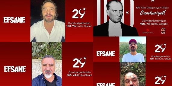 EFSANE ekipten 29 Ekim kutlaması