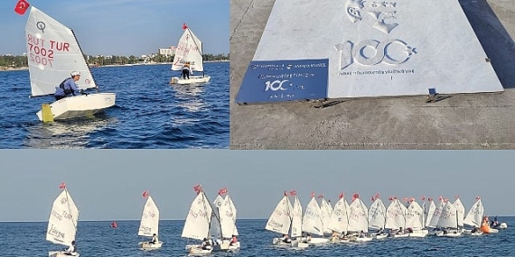 QTerminals Antalya 700 kiloluk anıt mermer taşını denize indirdi