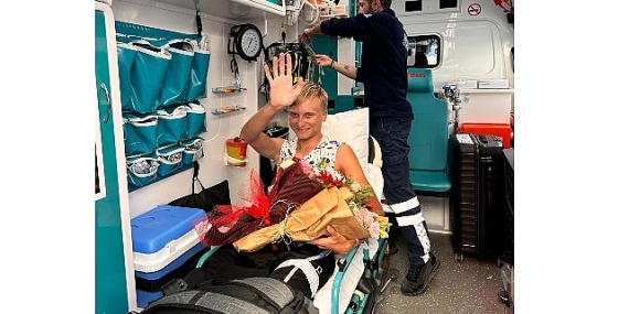 TUR 2023'ün Altıncı Etabında Kaza Geçiren Sporcu   Alessio Nieri Taburcu Oldu