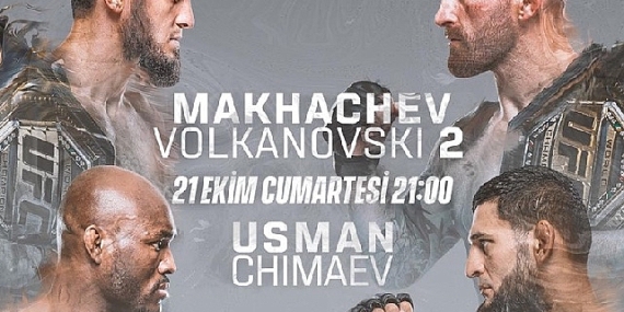 UFC'de “Yılın Dövüş Gecesi" Türkiye'de Sadece S Sport Plus'ta