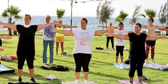Didim belediyesi'nin pilates etkinlikleri devam ediyor