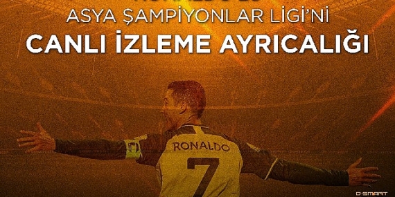 Ronaldo'lu Asya Şampiyonlar Ligi'ni Canlı İzleme Ayrıcalığı