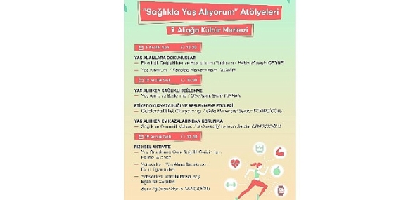 Sağlıkla yaş almanın sırları bu seminerlerde