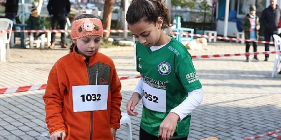   Gölyazı'da oryantiring yarışları renkli anlara sahne oldu