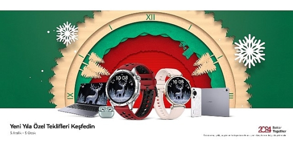HUAWEI yeni yılı sürpriz indirim ve fırsatlarla karşılıyor