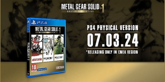 METAL GEAR SOLID: MASTER COLLECTION Vol.1, PlayStation®4 Fiziksel Sürümü, 7 Mart'ta Piyasaya Çıkıyor