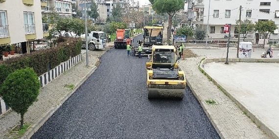 Aydın Büyükşehir Belediyesi'nden Efeler'e asfalt hamlesi