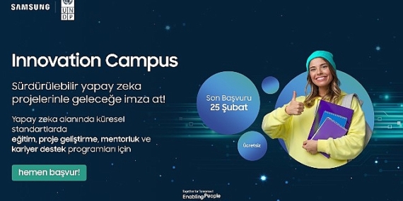 &apos;&apos;Innovation Campus'' Programı kapsamında genç kadınlara özel açılan yeni yapay zeka sınıfının başvuruları başladı