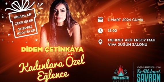 Kadınlara Özel Müzik Eğlence Programı