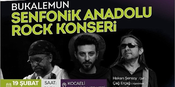 Kocaeli  Büyükşehir'den Anadolu Rock'un ustalarına saygı konseri
