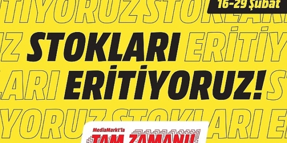 MediaMarkt'ta Stokları Eritiyoruz Kampanyası Başladı!