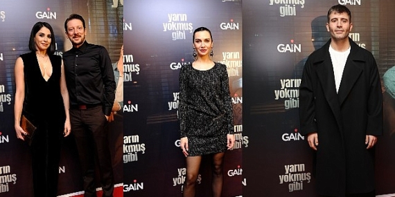 Tûba Büyüküstün ve Halit Ergenç'i buluşturan “Yarın Yokmuş Gibi" dizisine muhteşem gala