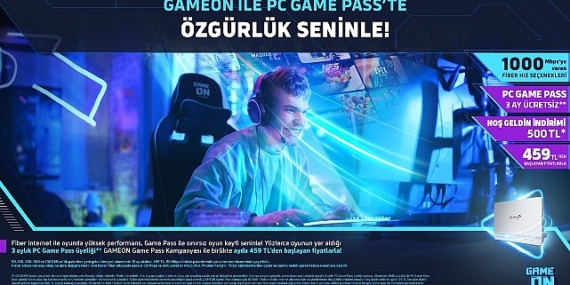 Türk Telekom GAMEON ile Game Pass'te   sınırsız oyun fırsatı