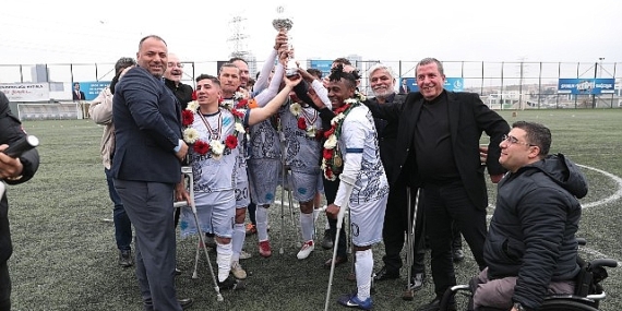Bağcılar Ampute Futbol Takımı" şampiyon oldu