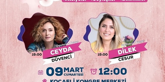 Büyükşehir'in Kadın Festivali 5 Mart'ta Gebze, 9 Mart'ta İzmit'te