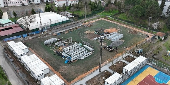 Ferruh Duygu Spor Sahası yenileniyor