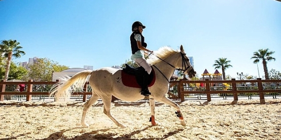 Karşıyaka'da 26 bin çocuk binicilik sporuyla tanıştı