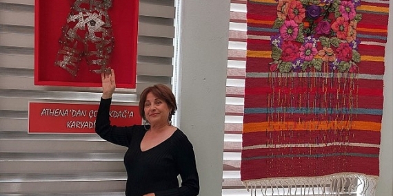 Sanatçı Heyecan Şahin'den Karya'lı kadınlara İthaf “Athena'dan Çomakdağ'a Karyaditler"
