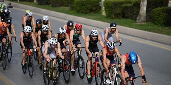 5. Yenişehir Triatlonu'nda ilk gün yarışları nefes kesti