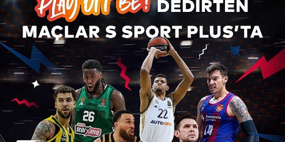 Avrupa'nın en prestijli basketbol organizasyonu olan Turkish Airlines EuroLeague S Sport Plus'ta canlı yayında