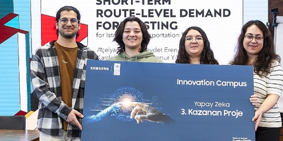 Samsung'un UNDP Türkiye iş birliğiyle hayata geçirdiği Innovation Campus programının mezunları projelerini sundu