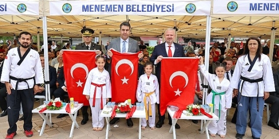 19 Mayıs Atatürk’ü Anma, Gençlik ve Spor Bayramı, Menemen’de tören ve etkinliklerle kutlandı