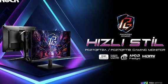 ASRock Yeni 180Hz Yenileme Hızına Sahip Monitörlerini Duyurdu!