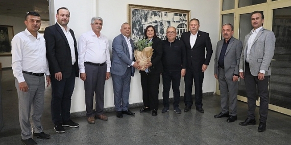 Bozdoğan Belediye Başkanı Mustafa Galip Özel’den Aydın Büyükşehir Belediye Başkanı Özlem Çerçioğlu’na nezaket ziyaretinde bulundu