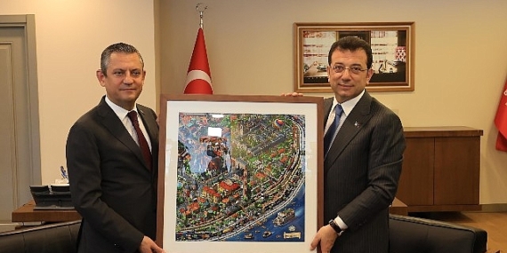 CHP Genel Başkanı Özgür Özel, üçüncü kez İBB Başkanı seçilen Ekrem İmamoğlu’na tebrik ziyaretinde bulundu