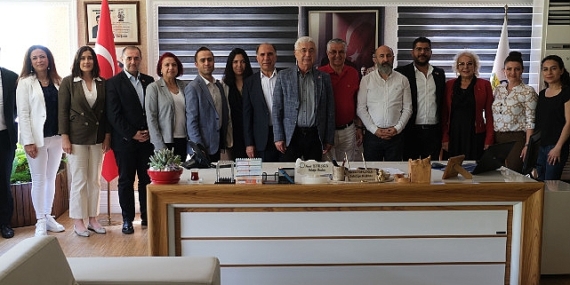 CHP İl yönetiminden Başkan Topaloğlu’na ziyaret